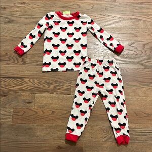 Classic Whimsy Mickey Pjs 3T fair used condition